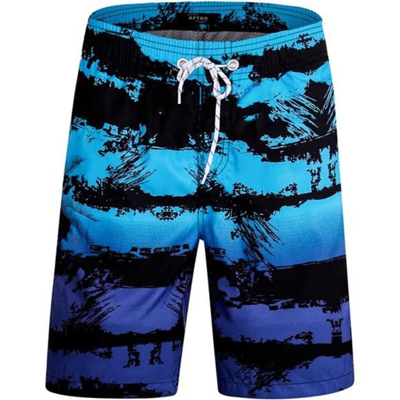 Men's Swim Trunks Quick Dry Bathing Suit with Mesh Lining and Pockets